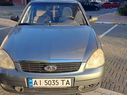 Серый ВАЗ 2170 Priora, объемом двигателя 1.6 л и пробегом 350 тыс. км за 1700 $, фото 1 на Automoto.ua