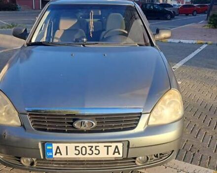 Серый ВАЗ 2170 Priora, объемом двигателя 1.6 л и пробегом 350 тыс. км за 1700 $, фото 1 на Automoto.ua