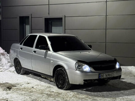 Серый ВАЗ 2170 Priora, объемом двигателя 1.6 л и пробегом 212 тыс. км за 1550 $, фото 1 на Automoto.ua