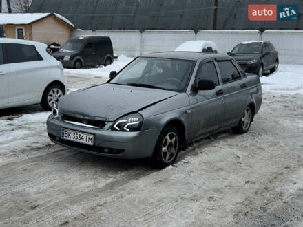 Серый ВАЗ 2170 Priora, объемом двигателя 1.6 л и пробегом 210 тыс. км за 1650 $, фото 1 на Automoto.ua