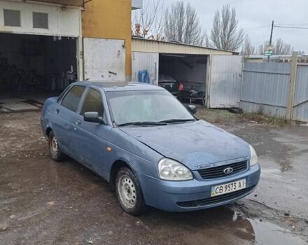 Синий ВАЗ 2170 Priora, объемом двигателя 1.6 л и пробегом 177 тыс. км за 1045 $, фото 3 на Automoto.ua
