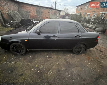 Синий ВАЗ 2170 Priora, объемом двигателя 1.6 л и пробегом 177 тыс. км за 3500 $, фото 3 на Automoto.ua