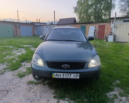Зеленый ВАЗ 2170 Priora, объемом двигателя 1.6 л и пробегом 275 тыс. км за 1250 $, фото 1 на Automoto.ua