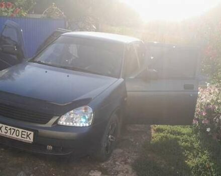 Зеленый ВАЗ 2170 Priora, объемом двигателя 1.6 л и пробегом 167 тыс. км за 3500 $, фото 3 на Automoto.ua