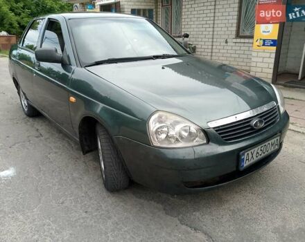 Зеленый ВАЗ 2170 Priora, объемом двигателя 1.6 л и пробегом 170 тыс. км за 1950 $, фото 1 на Automoto.ua