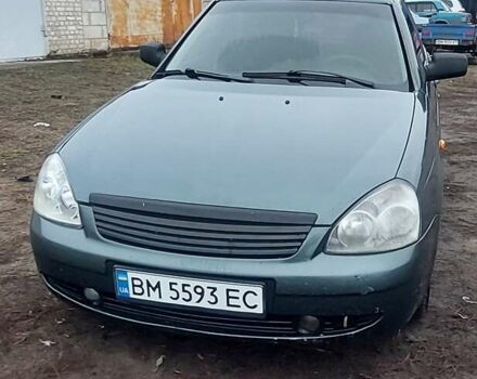 Зеленый ВАЗ 2170 Priora, объемом двигателя 1.6 л и пробегом 233 тыс. км за 3000 $, фото 1 на Automoto.ua