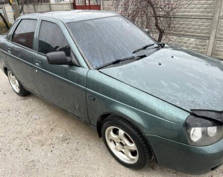 Зеленый ВАЗ 2170 Priora, объемом двигателя 1.6 л и пробегом 190 тыс. км за 1900 $, фото 2 на Automoto.ua