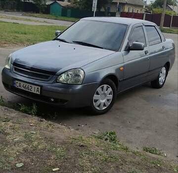 Зеленый ВАЗ 2170 Priora, объемом двигателя 1.6 л и пробегом 265 тыс. км за 2100 $, фото 2 на Automoto.ua