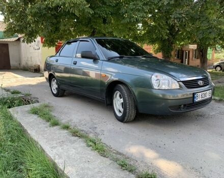 Зеленый ВАЗ 2170 Priora, объемом двигателя 1.6 л и пробегом 220 тыс. км за 3300 $, фото 2 на Automoto.ua