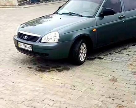 Зеленый ВАЗ 2170 Priora, объемом двигателя 1.6 л и пробегом 100 тыс. км за 2600 $, фото 2 на Automoto.ua