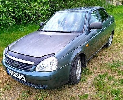 Зеленый ВАЗ 2170 Priora, объемом двигателя 1.6 л и пробегом 270 тыс. км за 2200 $, фото 1 на Automoto.ua