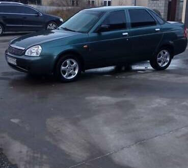 Зеленый ВАЗ 2170 Priora, объемом двигателя 1.6 л и пробегом 220 тыс. км за 1750 $, фото 1 на Automoto.ua