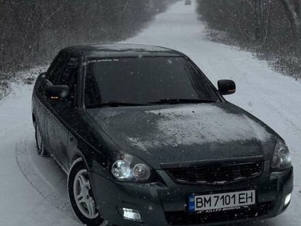 Зеленый ВАЗ 2170 Priora, объемом двигателя 1.6 л и пробегом 282 тыс. км за 3800 $, фото 1 на Automoto.ua