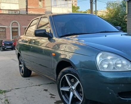 Зеленый ВАЗ 2170 Priora, объемом двигателя 1.6 л и пробегом 213 тыс. км за 2100 $, фото 1 на Automoto.ua