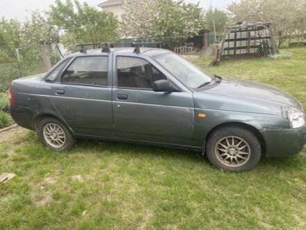 Зеленый ВАЗ 2170 Priora, объемом двигателя 1.6 л и пробегом 150 тыс. км за 2200 $, фото 1 на Automoto.ua