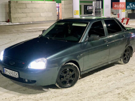 Зеленый ВАЗ 2170 Priora, объемом двигателя 1.6 л и пробегом 308 тыс. км за 1850 $, фото 1 на Automoto.ua
