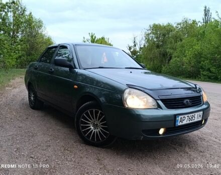 Зеленый ВАЗ 2170 Priora, объемом двигателя 1.6 л и пробегом 200 тыс. км за 1150 $, фото 1 на Automoto.ua