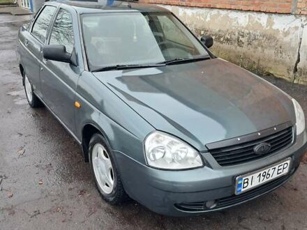 Зеленый ВАЗ 2170 Priora, объемом двигателя 1.6 л и пробегом 220 тыс. км за 2900 $, фото 1 на Automoto.ua