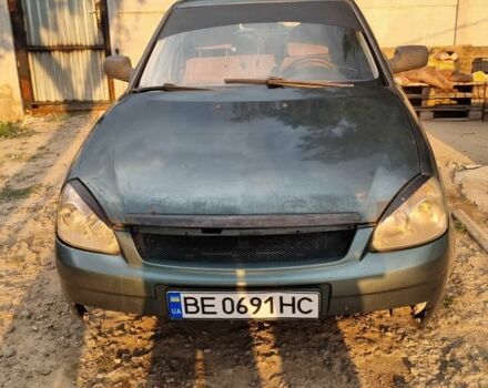 Зеленый ВАЗ 2170 Priora, объемом двигателя 2 л и пробегом 777 тыс. км за 1400 $, фото 1 на Automoto.ua