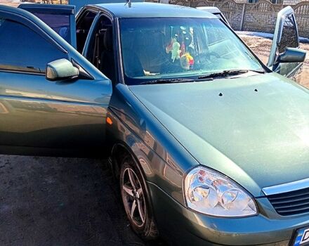 Зеленый ВАЗ 2170 Priora, объемом двигателя 1.6 л и пробегом 207 тыс. км за 3200 $, фото 1 на Automoto.ua