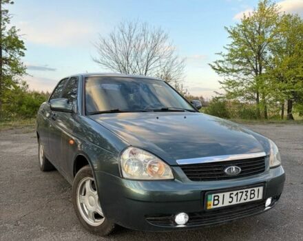 Зеленый ВАЗ 2170 Priora, объемом двигателя 1.6 л и пробегом 130 тыс. км за 2500 $, фото 1 на Automoto.ua