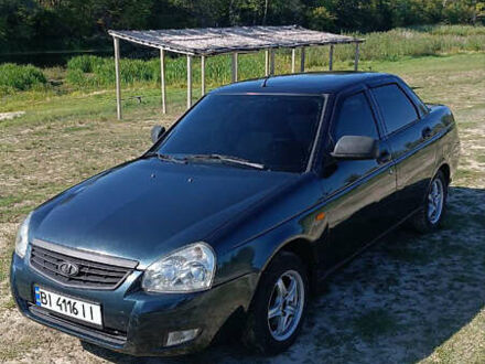 Зелений ВАЗ 2170 Priora, об'ємом двигуна 1.6 л та пробігом 145 тис. км за 3400 $, фото 1 на Automoto.ua