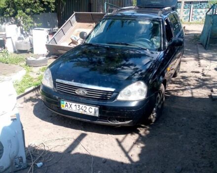 Черный ВАЗ 2171 Priora, объемом двигателя 1.6 л и пробегом 236 тыс. км за 1850 $, фото 1 на Automoto.ua