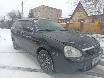 Черный ВАЗ 2171 Priora, объемом двигателя 1.6 л и пробегом 190 тыс. км за 1900 $, фото 1 на Automoto.ua