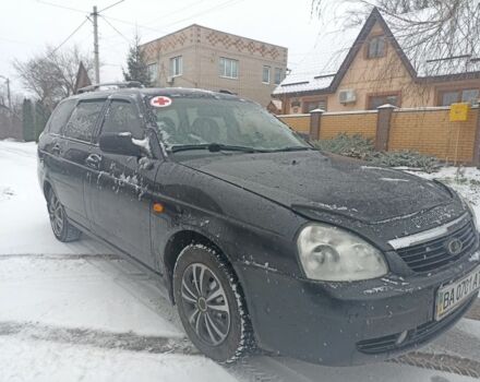 Черный ВАЗ 2171 Priora, объемом двигателя 1.6 л и пробегом 190 тыс. км за 1900 $, фото 1 на Automoto.ua