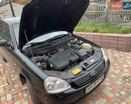 Черный ВАЗ 2172 Priora, объемом двигателя 1.6 л и пробегом 153 тыс. км за 2700 $, фото 3 на Automoto.ua