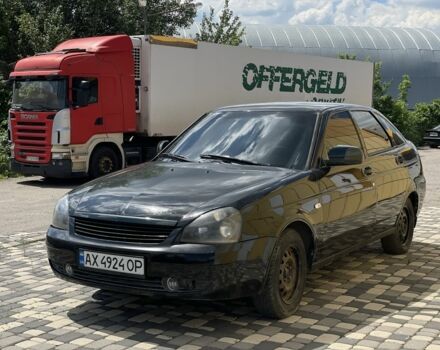 Черный ВАЗ 2172 Priora, объемом двигателя 1.6 л и пробегом 150 тыс. км за 3000 $, фото 2 на Automoto.ua