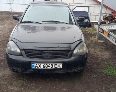 Чорний ВАЗ 2172 Priora, об'ємом двигуна 1.6 л та пробігом 220 тис. км за 1200 $, фото 2 на Automoto.ua