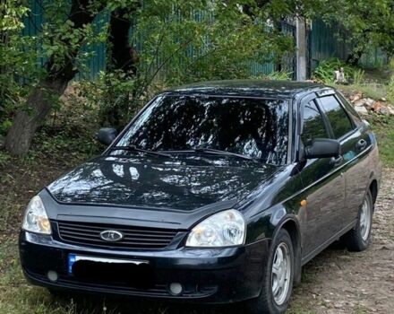 Черный ВАЗ 2172 Priora, объемом двигателя 1.6 л и пробегом 160 тыс. км за 2450 $, фото 2 на Automoto.ua