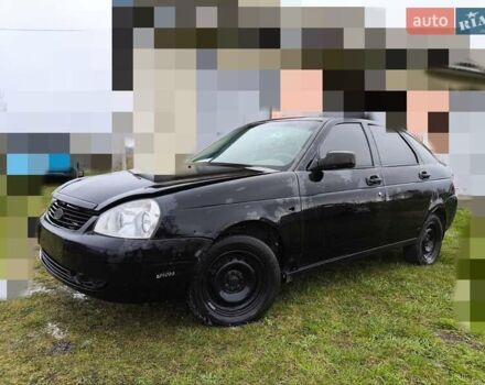 Черный ВАЗ 2172 Priora, объемом двигателя 1.6 л и пробегом 175 тыс. км за 1100 $, фото 1 на Automoto.ua