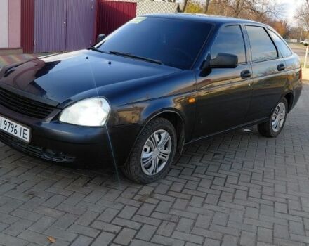 Черный ВАЗ 2172 Priora, объемом двигателя 1.6 л и пробегом 210 тыс. км за 1900 $, фото 5 на Automoto.ua
