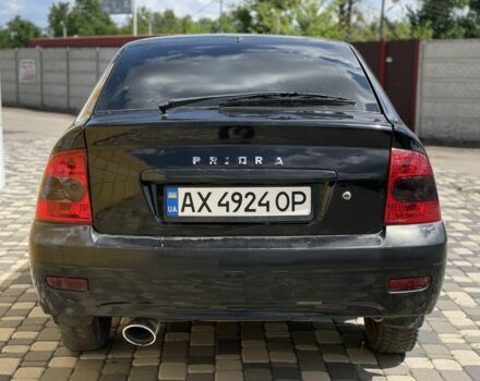 Черный ВАЗ 2172 Priora, объемом двигателя 1.6 л и пробегом 150 тыс. км за 3000 $, фото 4 на Automoto.ua
