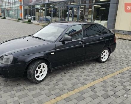 Черный ВАЗ 2172 Priora, объемом двигателя 1.6 л и пробегом 142 тыс. км за 1900 $, фото 2 на Automoto.ua