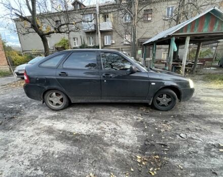 Черный ВАЗ 2172 Priora, объемом двигателя 1.6 л и пробегом 183 тыс. км за 1850 $, фото 1 на Automoto.ua