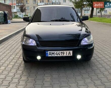 Черный ВАЗ 2172 Priora, объемом двигателя 1.6 л и пробегом 200 тыс. км за 2999 $, фото 5 на Automoto.ua