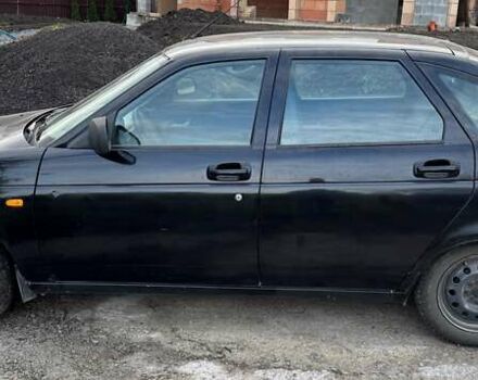 Черный ВАЗ 2172 Priora, объемом двигателя 1.6 л и пробегом 150 тыс. км за 3500 $, фото 1 на Automoto.ua