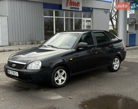 Черный ВАЗ 2172 Priora, объемом двигателя 1.6 л и пробегом 200 тыс. км за 3000 $, фото 1 на Automoto.ua