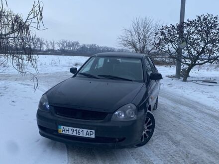 Чорний ВАЗ 2172 Priora, об'ємом двигуна 1.6 л та пробігом 150 тис. км за 1500 $, фото 1 на Automoto.ua