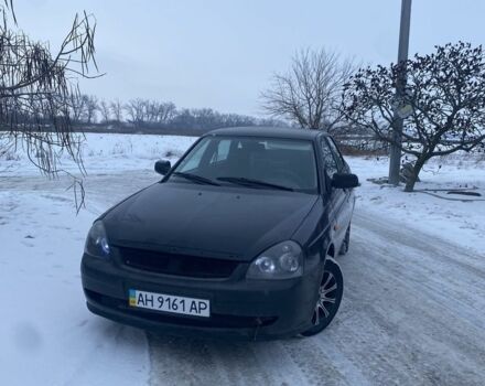 Черный ВАЗ 2172 Priora, объемом двигателя 1.6 л и пробегом 150 тыс. км за 1500 $, фото 1 на Automoto.ua