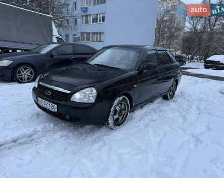 Черный ВАЗ 2172 Priora, объемом двигателя 1.6 л и пробегом 250 тыс. км за 1600 $, фото 1 на Automoto.ua