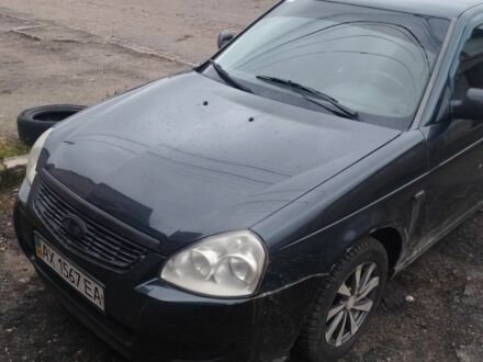 Черный ВАЗ 2172 Priora, объемом двигателя 1.6 л и пробегом 180 тыс. км за 2300 $, фото 1 на Automoto.ua