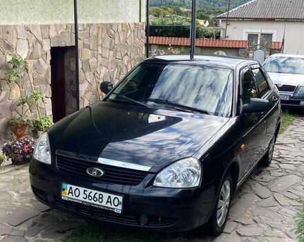 Черный ВАЗ 2172 Priora, объемом двигателя 1.6 л и пробегом 130 тыс. км за 1950 $, фото 1 на Automoto.ua