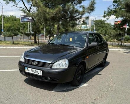 Черный ВАЗ 2172 Priora, объемом двигателя 1.6 л и пробегом 200 тыс. км за 1400 $, фото 1 на Automoto.ua