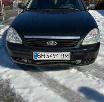 Чорний ВАЗ 2172 Priora, об'ємом двигуна 1.6 л та пробігом 203 тис. км за 2850 $, фото 1 на Automoto.ua