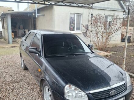 Черный ВАЗ 2172 Priora, объемом двигателя 1.6 л и пробегом 81 тыс. км за 3000 $, фото 1 на Automoto.ua