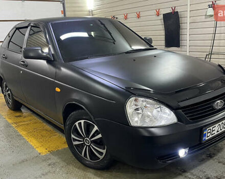 Черный ВАЗ 2172 Priora, объемом двигателя 1.6 л и пробегом 210 тыс. км за 2650 $, фото 1 на Automoto.ua